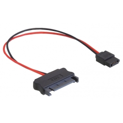 Adapter kablowy SATA 15 pin - SATA 6 pin