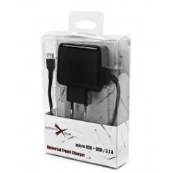 Ładowarka Sieciowa eXtreme microUSB + USB 3.1A