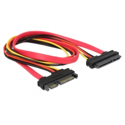 Adapter kablowy SATA wt 22 pin - SATA gn 22 pin