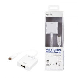 Adapter Kablowy USB 3.1 typ C wt - HDMI-A wt 20cm