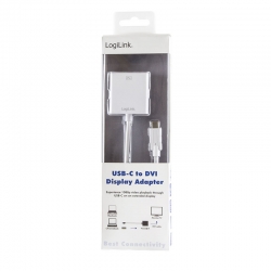 Adapter Kablowy USB 3.1 typ A wt - DVI-I gn 20cm