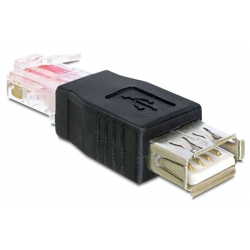 Przejście - Adapter USB typ A gn - RJ45 wt
