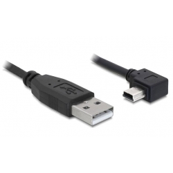 Przejście - Adapter USB typ A wt - mini USB typ B gn (kabel 0,5m)