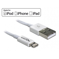 Przyłącze Apple Lightning  8pin wt - USB-A wt 2.0 (1.0m)