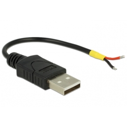 Przyłącze USB typ A 2.0 wt > 2 x wyprowadzenia zasilania 10 cm