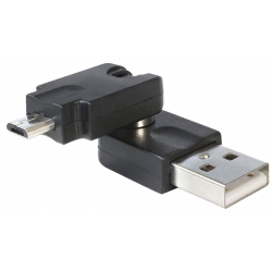 Adapter USB wt - micro USB wt (Obrotowy)