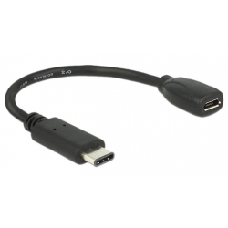 Adapter Kablowy USB typ C wt - micro USB typ B gn 2.0