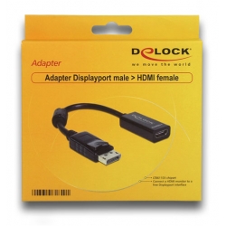 Przejście Adapter D-Port wt - HDMI gn (kablowe)