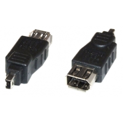 Adapter FireWire 4pin wt - 6pin gn