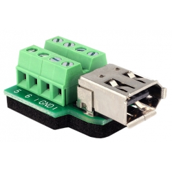 Adapter FireWire 6pin gn - Terminal Blokowy 8 pin
