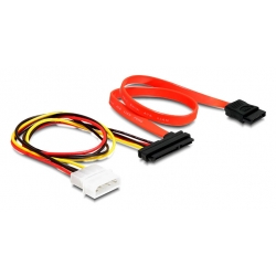 Adapter Kablowy Molex 4pin - SATA 7pin+ SATA 22 pin plus zasilanie