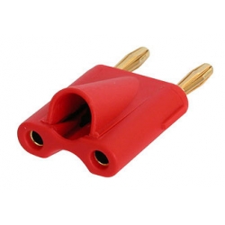 Wtyk Banan podwójny 2x (4.0mm)