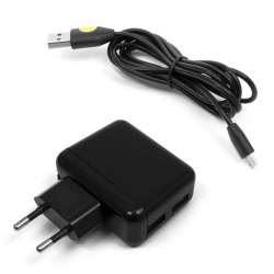 Ładowarka Sieciowa eXtreme 2x USB 2.1A + kabel micro USB 152 cm