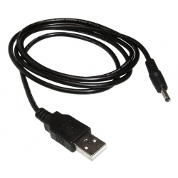 Przyłącze USB typ A wt - DC wt 1,35/ 3,5mm (1.2m)