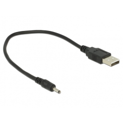 Przyłącze USB typ A wt - DC wt 1,1/ 3,0mm (27cm)