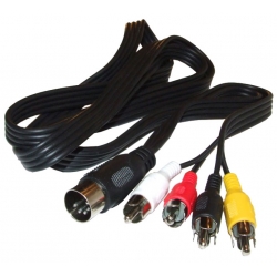 Przyłącze 4x Cinch wt - DIN 5 wt (1.5M)
