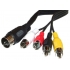 Przyłącze 4x Cinch wt - DIN 5 wt (1.5M)