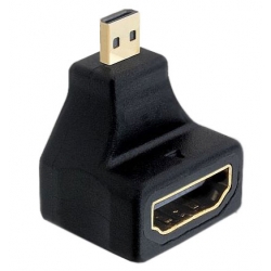 Adapter HDMI gn - micro HDMI wt 1.4 (kątowy)
