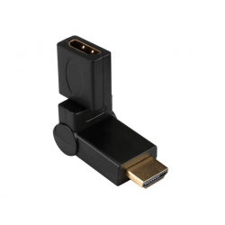 Przejście - Adapter HDMI wt - HDMI gn (Kątowy- Regulowany)