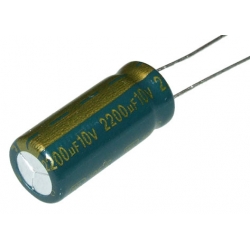 Kondensator Elektrolityczny 2200 µF (10V)