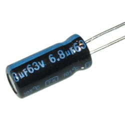 Kondensator Elektrolityczny 6,8 µF (63V)