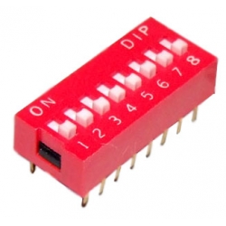 Przełącznik DIL/DIP Switch (8 segmentów)
