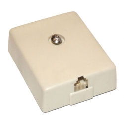 Gniazdo Modularne Natynkowe RJ 11(puszka)