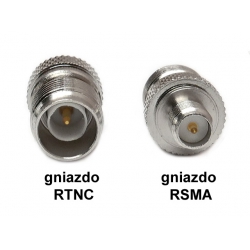 Przejście - Adapter typ SMA -RP gn - typ TNC-RP gn