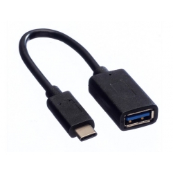 Adapter Przewodowy USB typ A gn - USB C typ wt 15cm