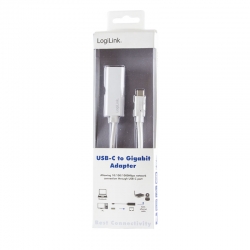 Adapter Kablowy USB 3.1 typ C wt - RJ45 10/100/1000 Mbps gn 20cm