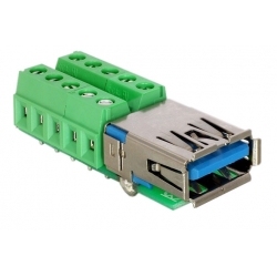 Adapter USB 3.0 typ A gn - Terminal Blokowy 10pin