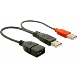 Przejście - Adapter USB typ A wt - gn+wt USB typ A