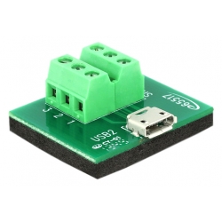 Adapter micro USB typ B gn - Terminal Blokowy 6pin