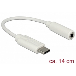 Adapter Przewodowy USB 3.1 typ C wt - Jack 3,5mm gn 14cm