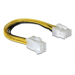 Adapter kablowy EPS 8 pin wt - ATX 4 pin gn 15cm