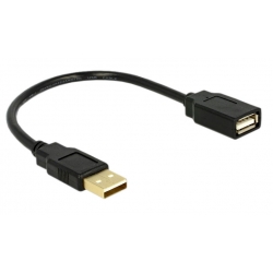 Adapter Kablowy USB typ A gn - USB typ A gn 15cm