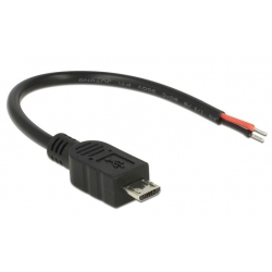 Adapter Kablowy micro USB typ B wt - Zasilanie 2 Pin 10cm