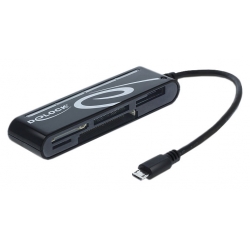 Adapter Czytnik kart 6x gn - micro USB-B wt OTG