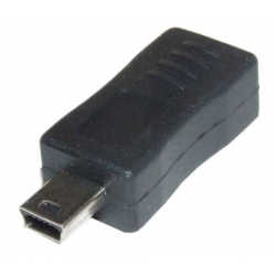 Przejście - Adapter USB mini wt - USB micro gn