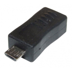 Przejście - Adapter USB mini gn - USB micro wt