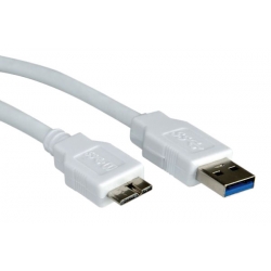 Przyłącze USB 3.0 typ A wt - USB 2.0 micro typ B wt (1.8M)