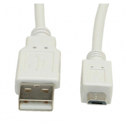 Przyłącze USB 2.0 typ A wt - USB 2.0 micro typ B wt (0.8M)