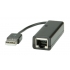 Konwerter Kablowy USB 2.0 typ A wt - RJ45 gn