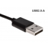 Przyłącze USB 3.1 A/C wt>wt 1,0M HighSpeed Czarne