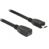 Przedłużacz USB micro 2.0 typ B gn - USB micro typ B wt (0.5M)