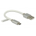 Przyłącze USB 2.0 typ A wt - USB 2.0 micro typ B wt (15cm)