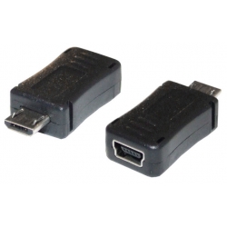 Przejście - Adapter USB mini gn - USB micro wt