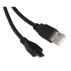 Przyłącze USB typ A wt - USB micro typ B wt (0.8M)