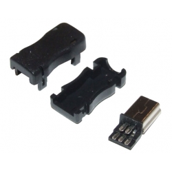 Wtyk mini USB typ 5p (osłona)