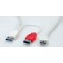 Przyłącze 2x USB 3.0 typ A wt - USB 3.0 micro typ B wt (1.8M)